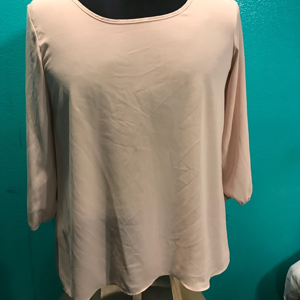 Soft pink blouse